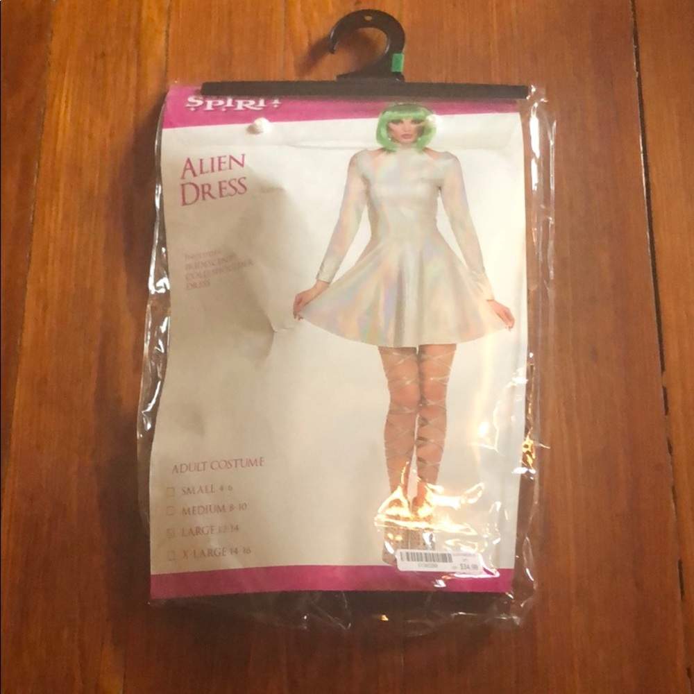 Iridescent Cold Shoulder Dress - Spirit Costume